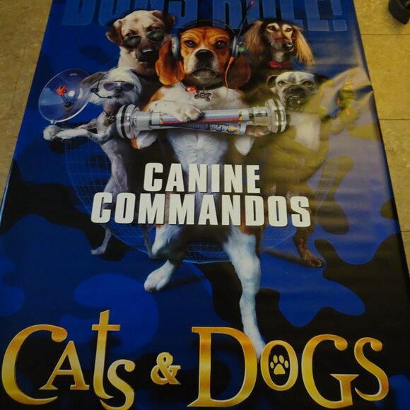 CATS & DOGS - MOVIE BANNER - Picture 9 of 12